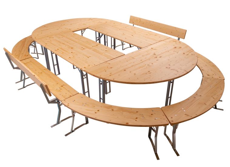 Bierzeltgarnitur 24 Personen