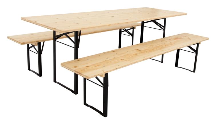 Brauereigarnitur Tisch 80 cm