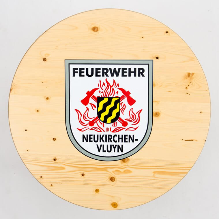 Aufkleber für Stehtische und Festzeltgarnituren