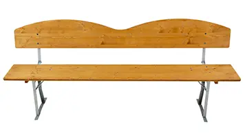 Bierzeltgarnitur geschweifter 187