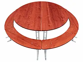 Bierbankgarnitur rund 200 cm