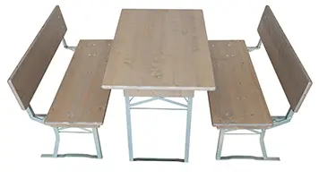 Bierzeltgarnitur mit Lehne Nr.138