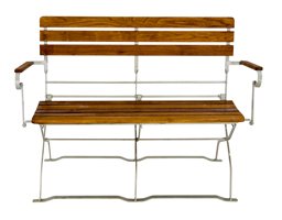 Biergartenbänke mit Armlehne