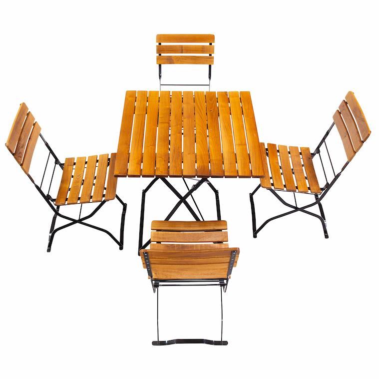 Biergartenmöbel quadratisch klappbar