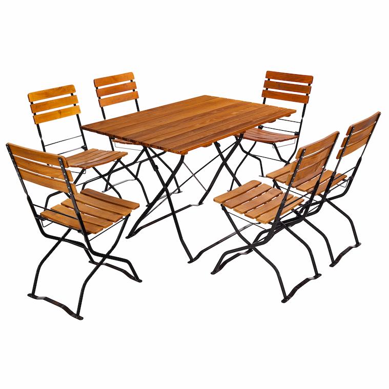 Biergartenmöbel rechteckig klappbar