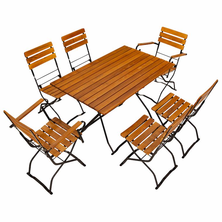 Biergartenmöbel Gestelle pulverbeschichtet