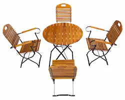 Biergartenmöbel mit Tragegriff