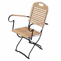 Biergartensessel Armlehne 25 cm 12bgsn