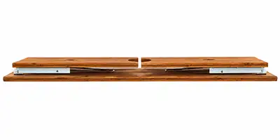 Biertisch 160 cm Holzbeine