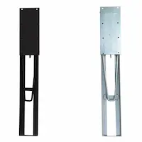 Das Gewicht dieser Tischbeine ist bei großen Holzplatten nicht mehr von Bedeutung. Diese Tischfüße ermöglichen es theoretisch, unendlich große Tische zu konstruieren. Biertischgestell 206