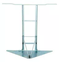 Schmales Biertischgestell mit 80 cm breitem Fuss. Biertischgestell schmal mit extra breitem Fuss