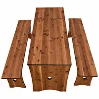160 cm Bierzeltgarnitur aus Holz