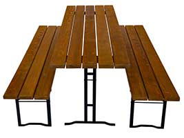 Bierzeltgarnitur passend für unsere Biergartenmöbel