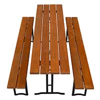 Bierzeltgarnitur optimal für den Biergarten