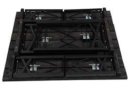 Bierzeltgarnitur Außenbereich zusammengeklappt