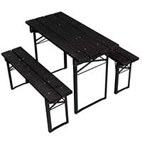 Bierzeltgarnitur kurz mit Latten-System