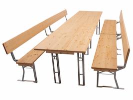 Bierzeltgarnitur Lehne breit