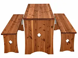 Bierzeltgarnitur mit 160 cm Tisch