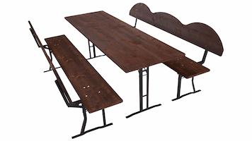 Komfortable Bierzeltgarnituren 128