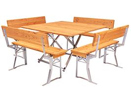 Bierzeltgarnitur bequemes sinsteigen