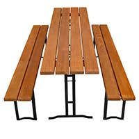 Bierzeltgarnituren passend zu unseren Biergartenmöbeln