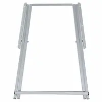 Das Tischgestell kann für Bistrotische von 70 bis 110 cm verwendet werden. Man kann die Höhe des Tisches auf 66 cm bis 75 cm einstellen, wenn man eine Tischplatte anbringt. Bistrotische-Klappgestell 224