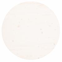 Tischplatte 80 cm weiss lasiert