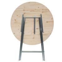 Stehtische 120 cm klappbar naturlackiert