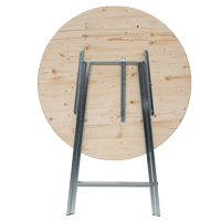 Stehtisch klappbar farblos