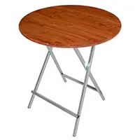 Runder Stehtisch 100 cm mit lasierter Douglasienplatte