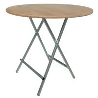 Stehtisch 120 cm farblos lackiert
