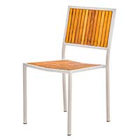 Diese Terrassenmöbel haben ein elegantes, kantiges Design mit geraden Linien. Mit einer Belastbarkeit von weit über 200 kg ist der stapelbare Terrassensuhl unglaublich stabil. Terrassenmöbel im kantigen Design