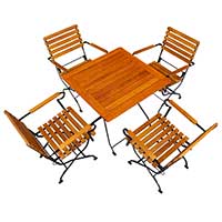 Terrassenmöbel 80 cm quadratisch