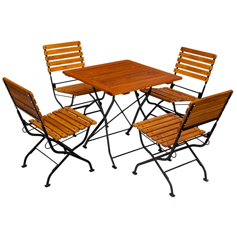 Terrassenmöbel Essgruppe für vier Personen