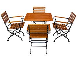 Terrassenmöbel braun witterungsbeständig