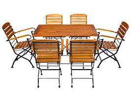 Terrassenmöbel klappbar und Stapelbar