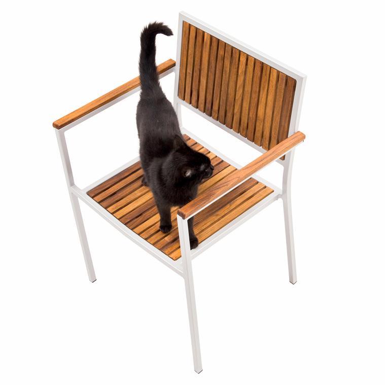 Terrassenmöbel mit Armlehne für Gastronomie und Privat