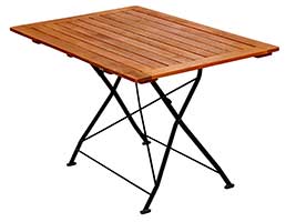 Terrassentisch mit rahmen