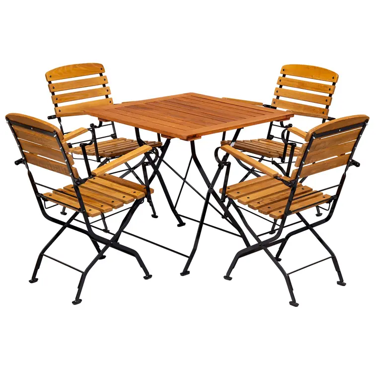 Terrassenmöbel als Set für vier Personen