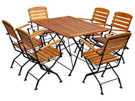 Terrassenmöbel Sitzgruppe im Set 6 Personen