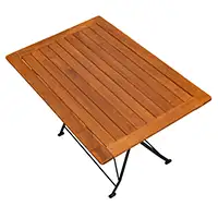 Rechteckiger klappbarer Terrassentisch