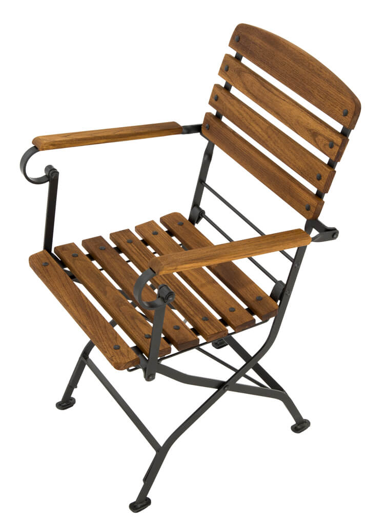 Stuhl mit Armlehne für Terrassenmöbel Modell 02tm
