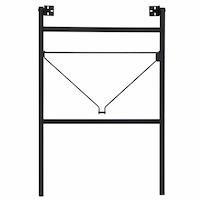 Theken Gestell schwarz 228